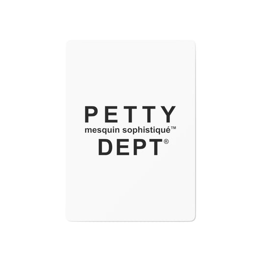 Petty Dept Custom Poker Cards