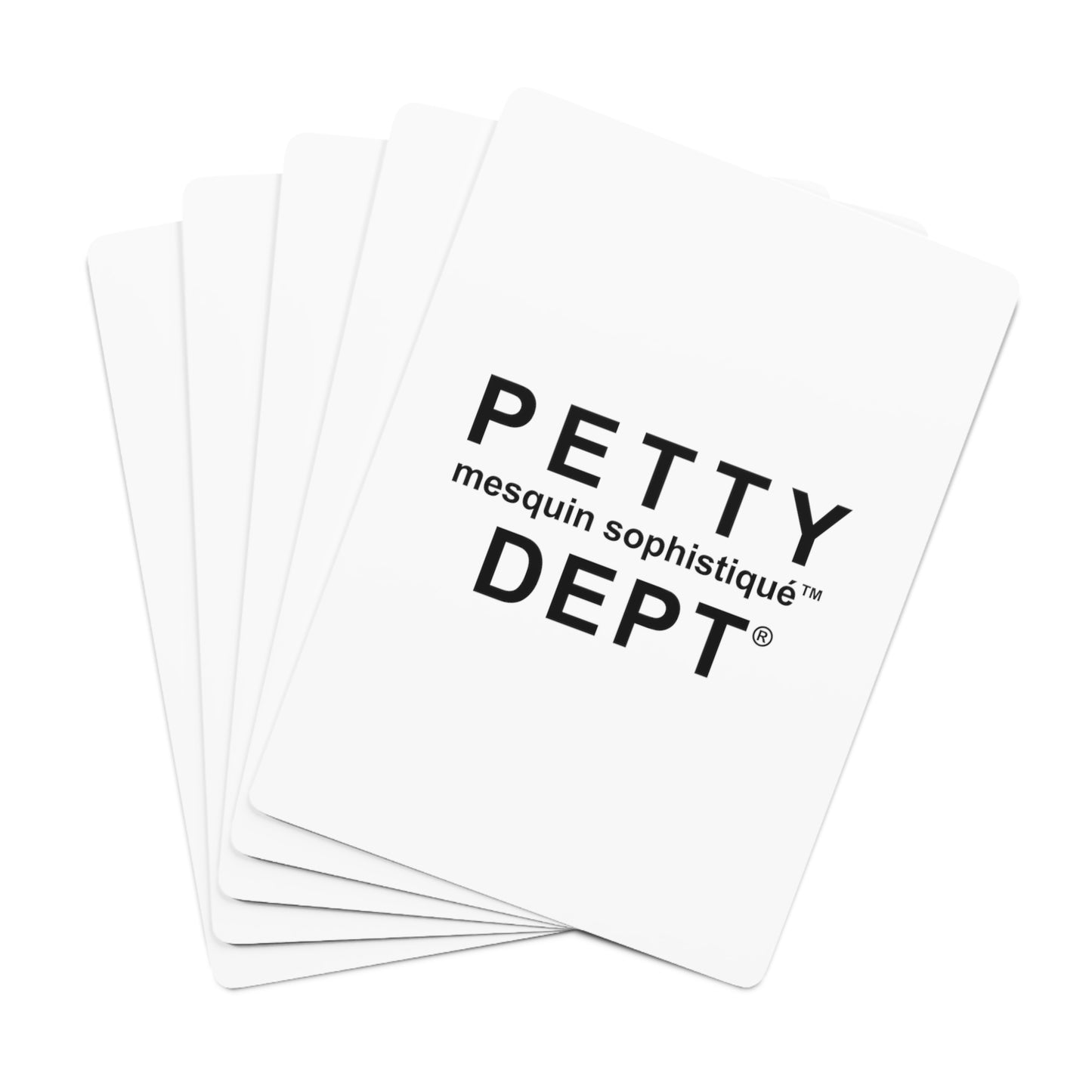 Petty Dept Custom Poker Cards